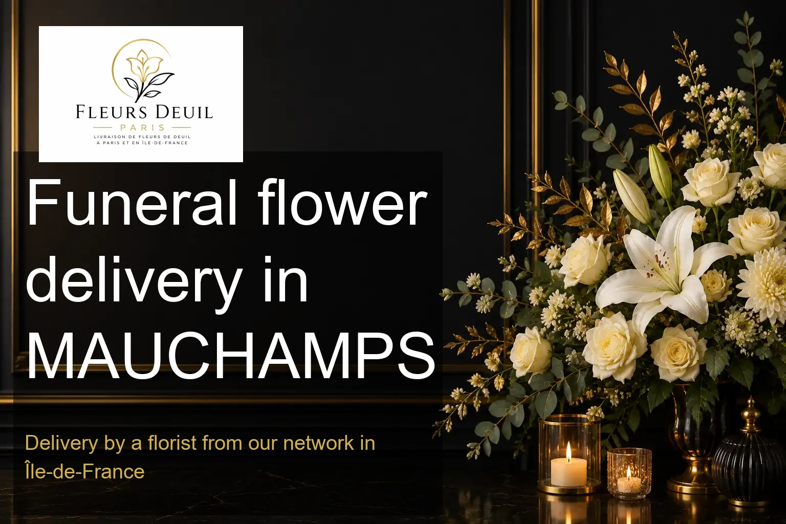 Funeral flower delivery in MAUCHAMPS