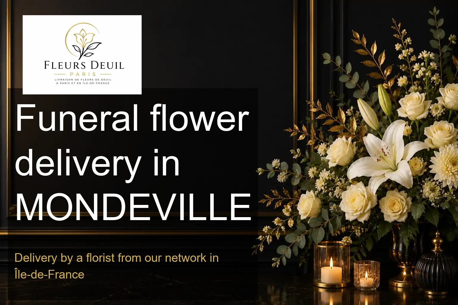 Funeral flower delivery in MONDEVILLE