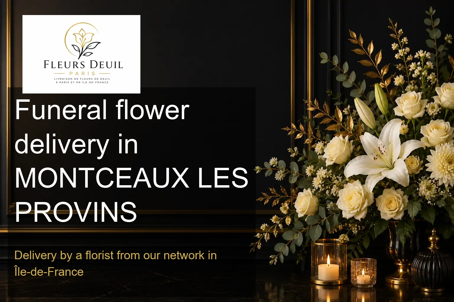 Funeral flower delivery in MONTCEAUX LES PROVINS