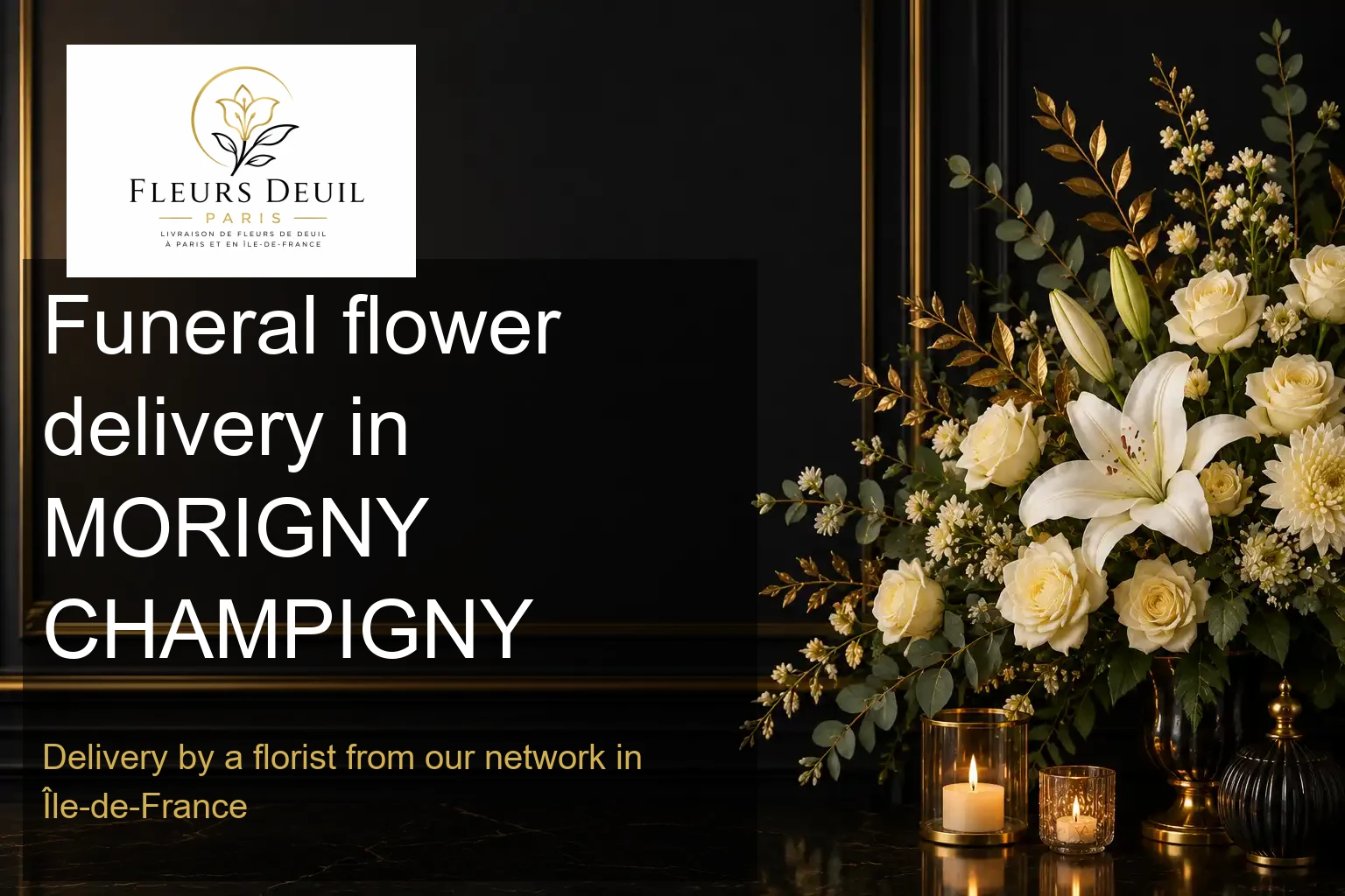 Funeral flower delivery in MORIGNY CHAMPIGNY