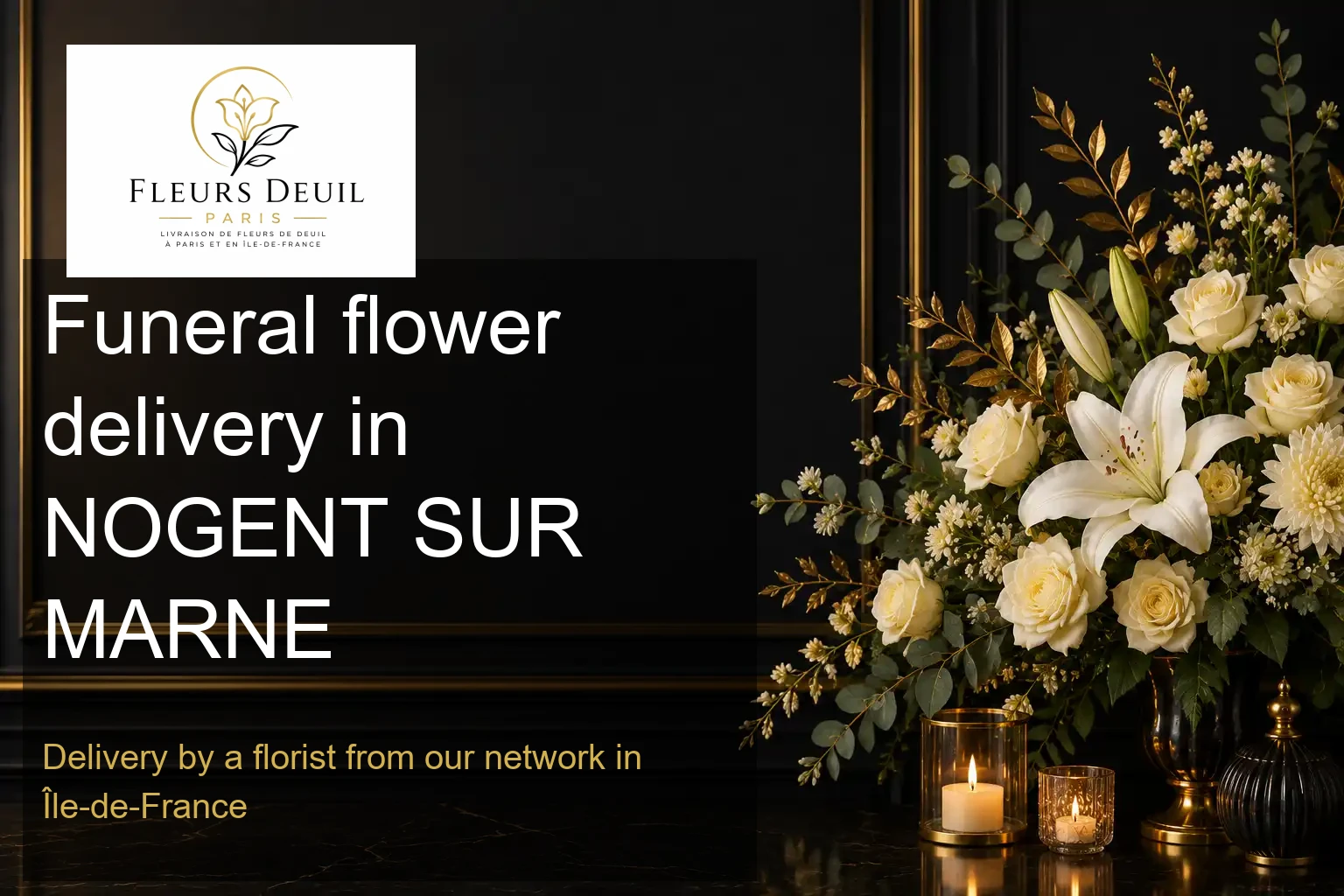 Funeral flower delivery in NOGENT SUR MARNE