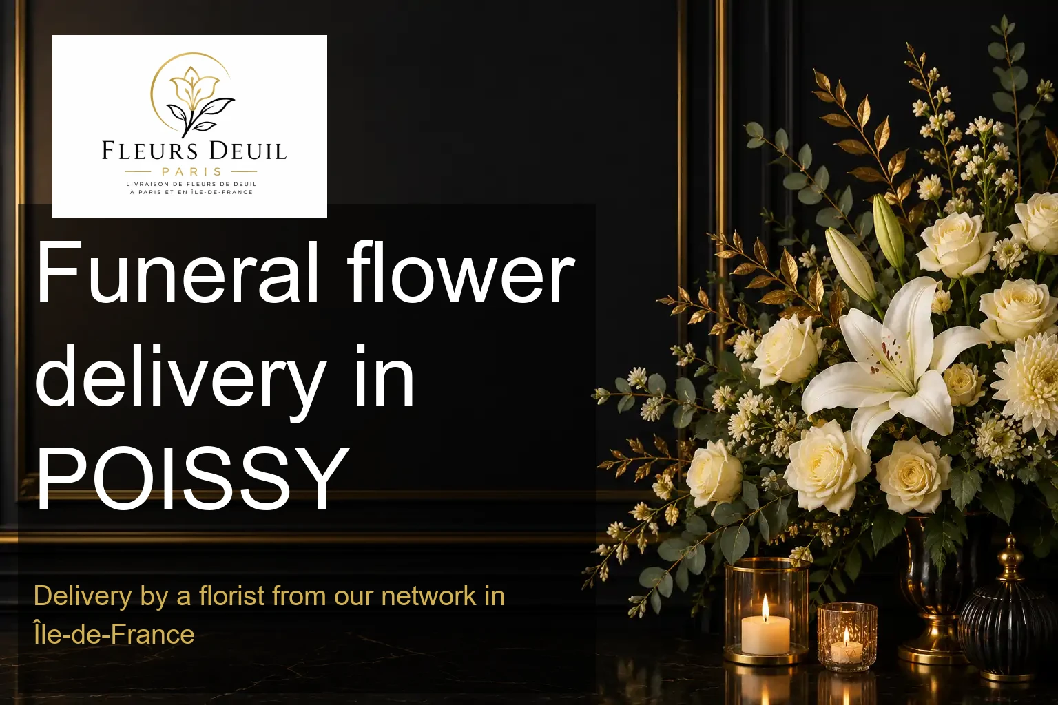Funeral flower delivery in POISSY