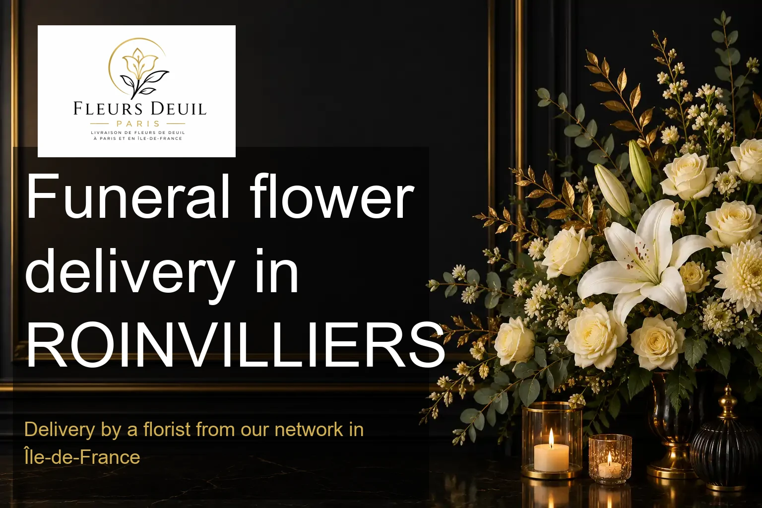 Funeral flower delivery in ROINVILLIERS