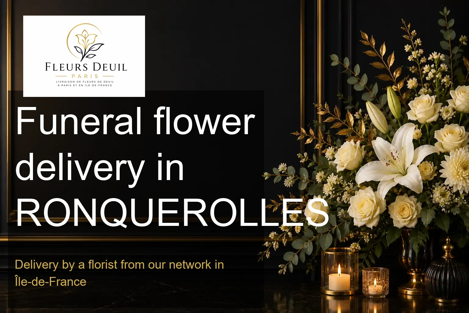 Funeral flower delivery in RONQUEROLLES