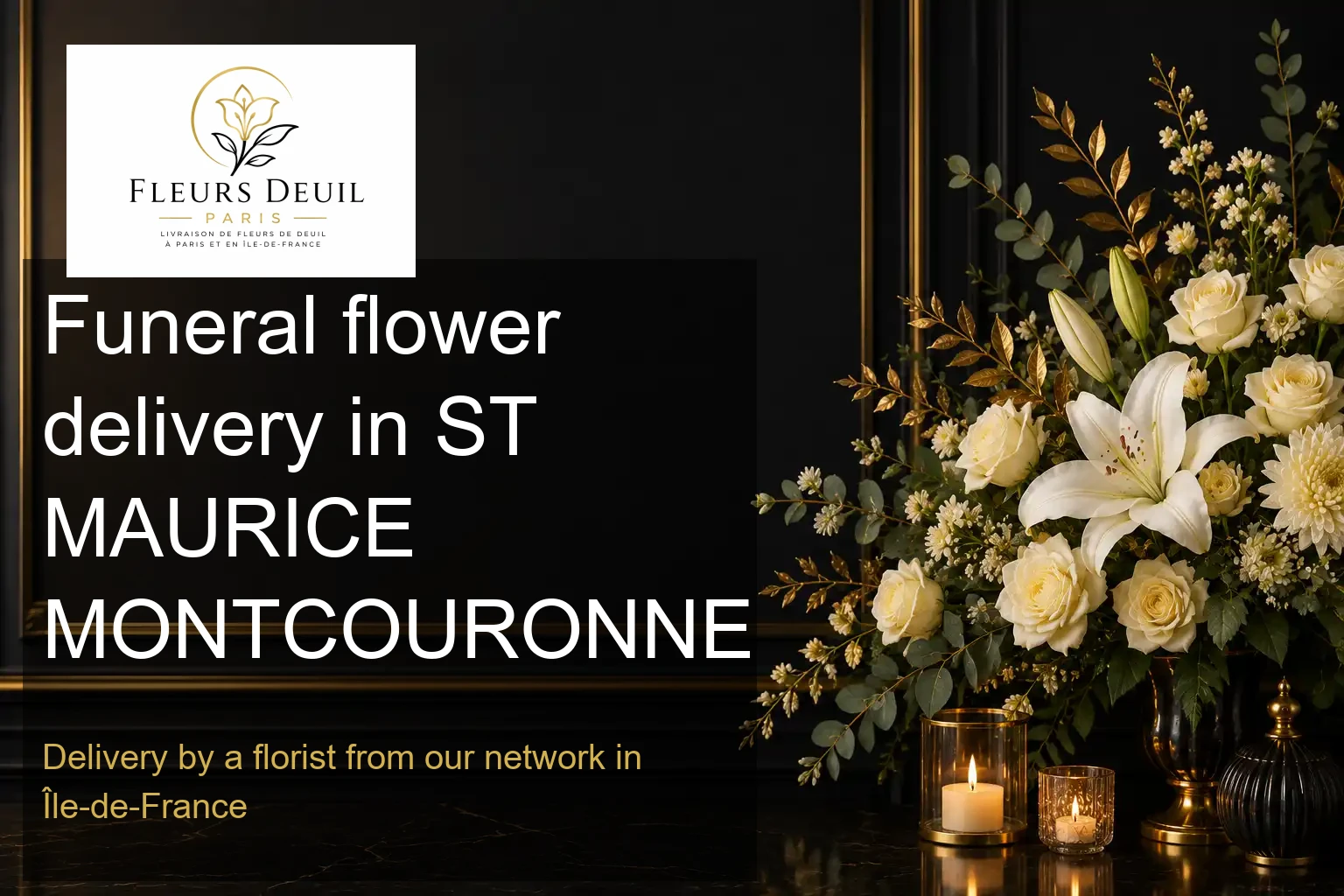 Funeral flower delivery in ST MAURICE MONTCOURONNE