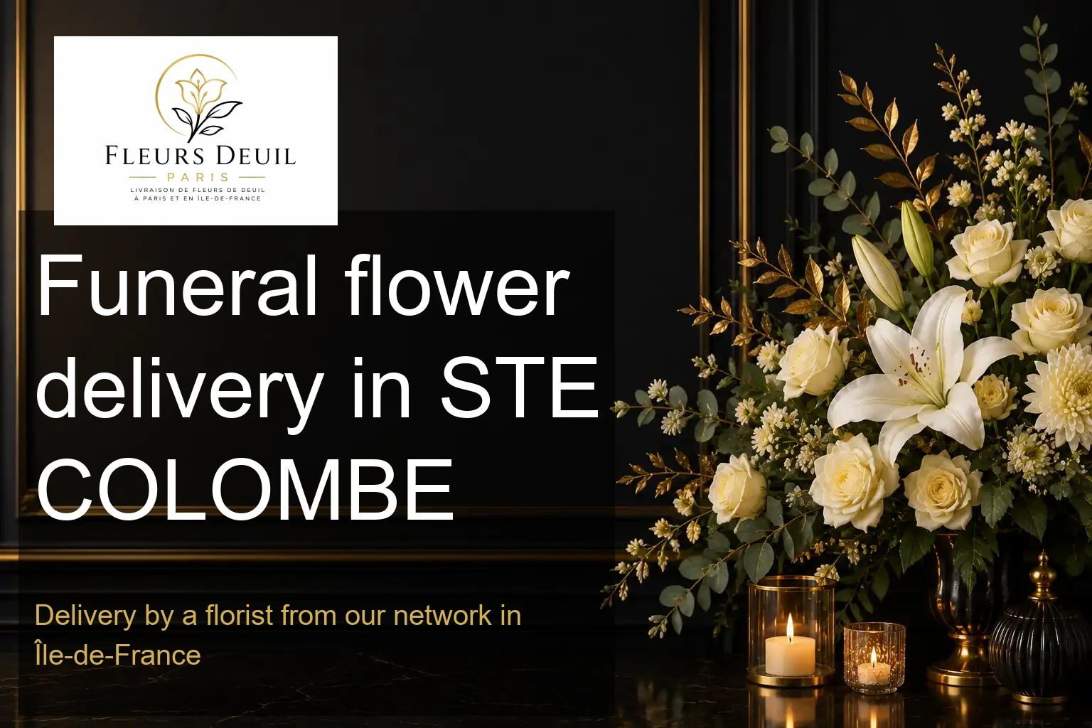 Funeral flower delivery in STE COLOMBE