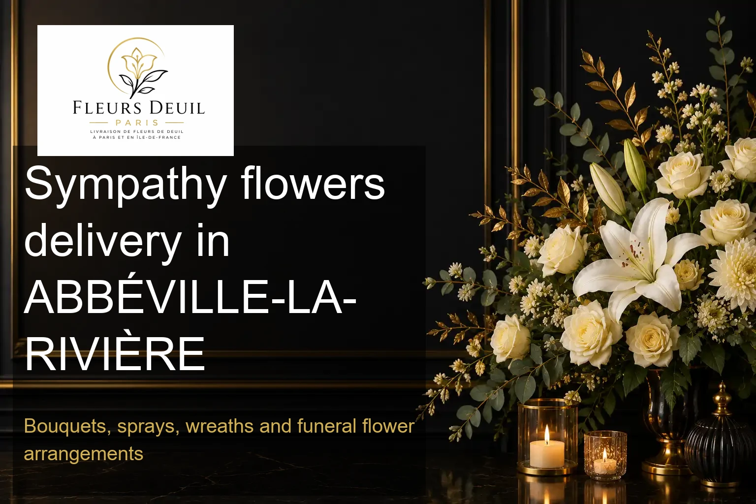 Sympathy flowers delivery in ABBÉVILLE-LA-RIVIÈRE
