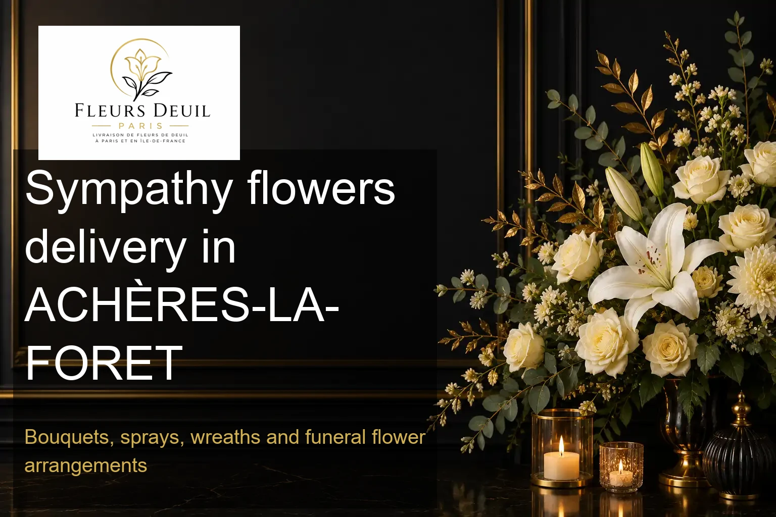 Sympathy flowers delivery in ACHÈRES-LA-FORET