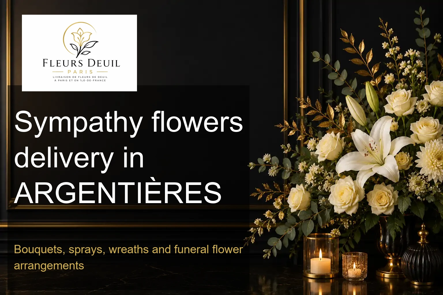 Sympathy flowers delivery in ARGENTIÈRES