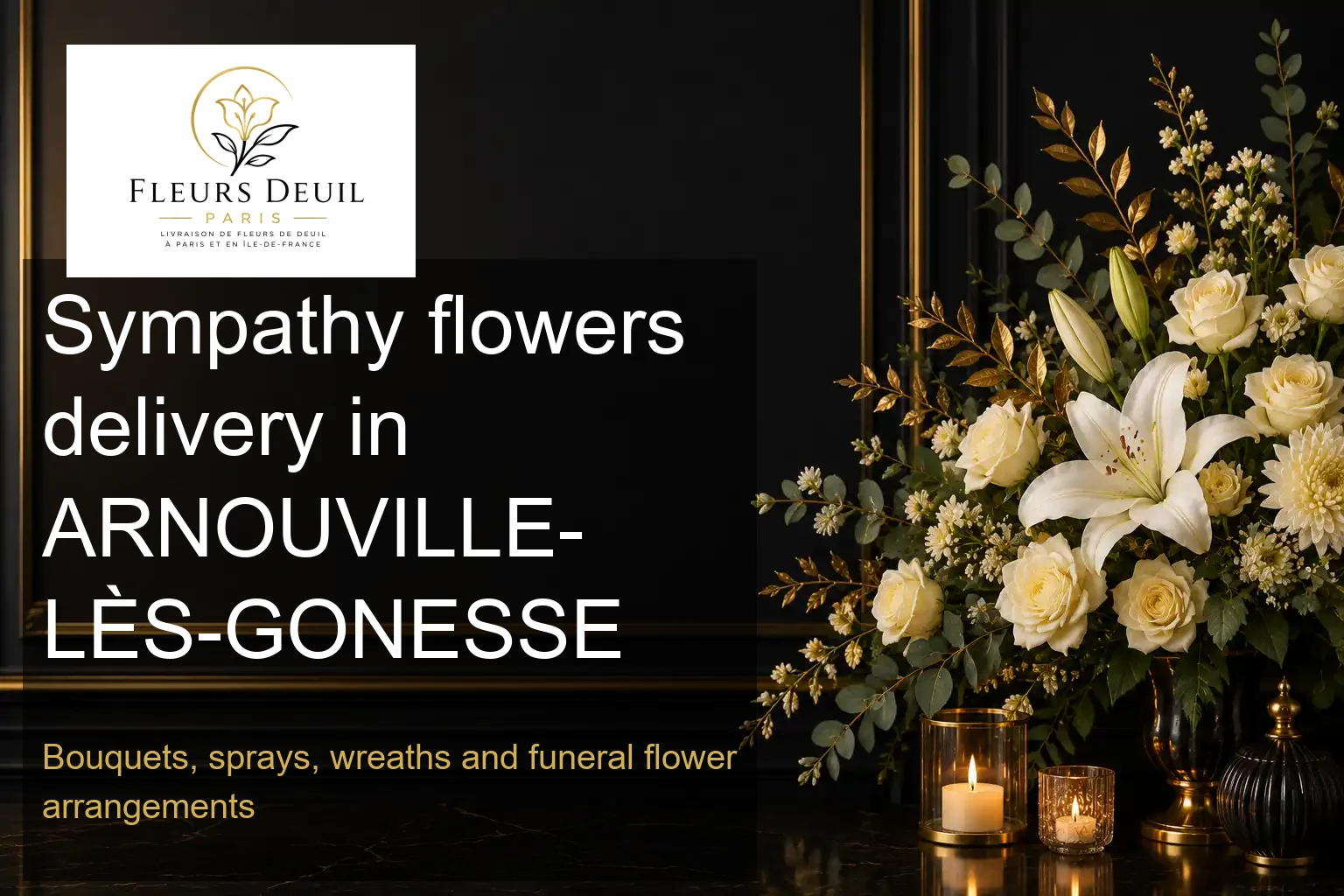 Sympathy flowers delivery in ARNOUVILLE-LÈS-GONESSE