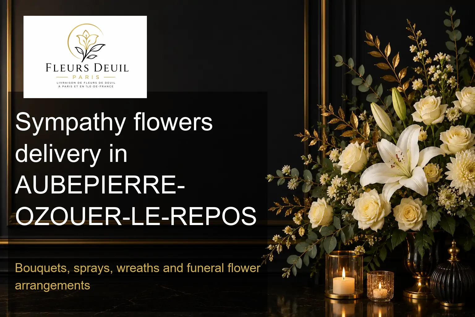 Sympathy flowers delivery in AUBEPIERRE-OZOUER-LE-REPOS