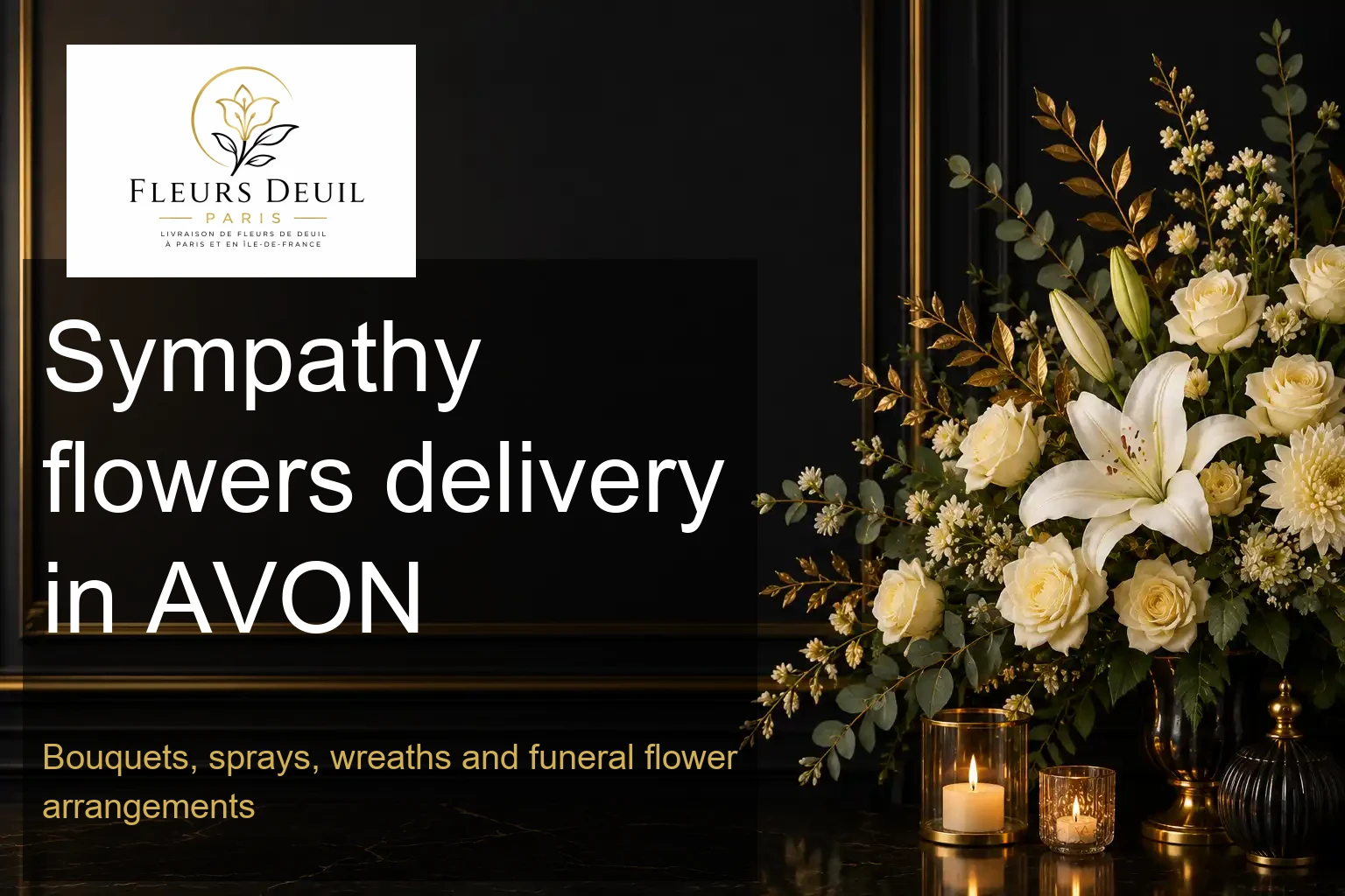Sympathy flowers delivery in AVON