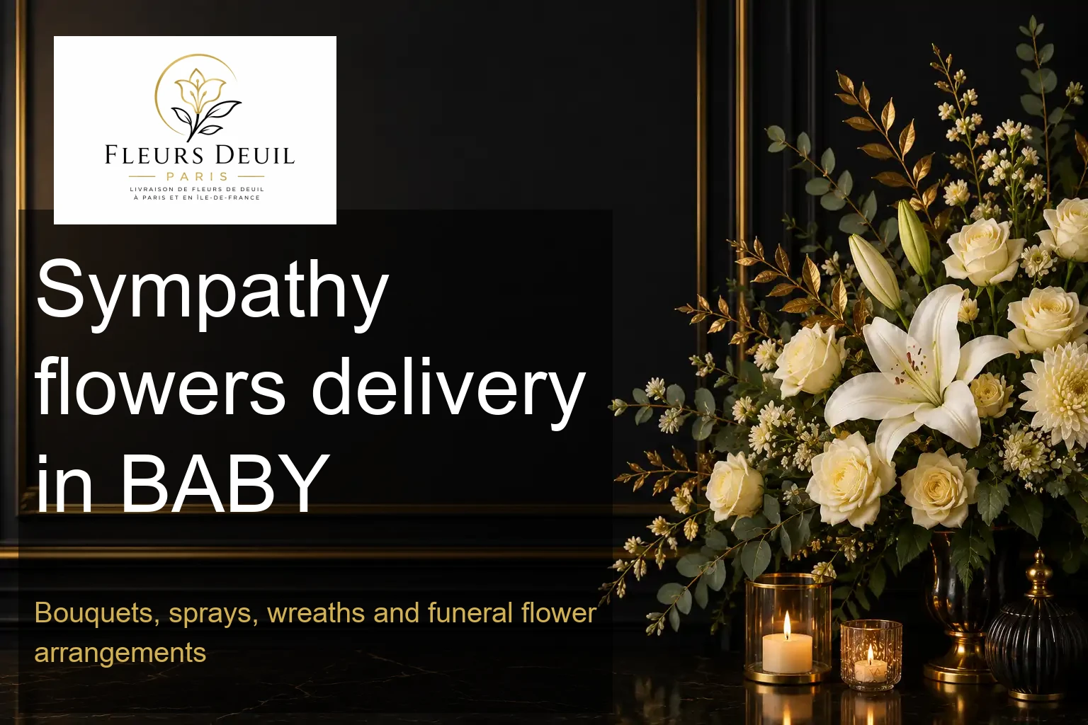 Sympathy flowers delivery in BABY