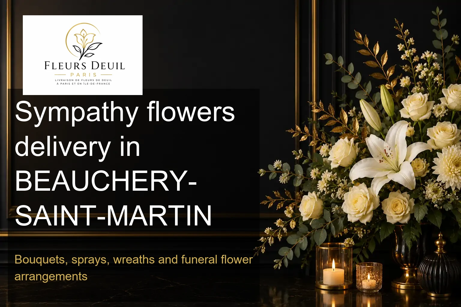 Sympathy flowers delivery in BEAUCHERY-SAINT-MARTIN