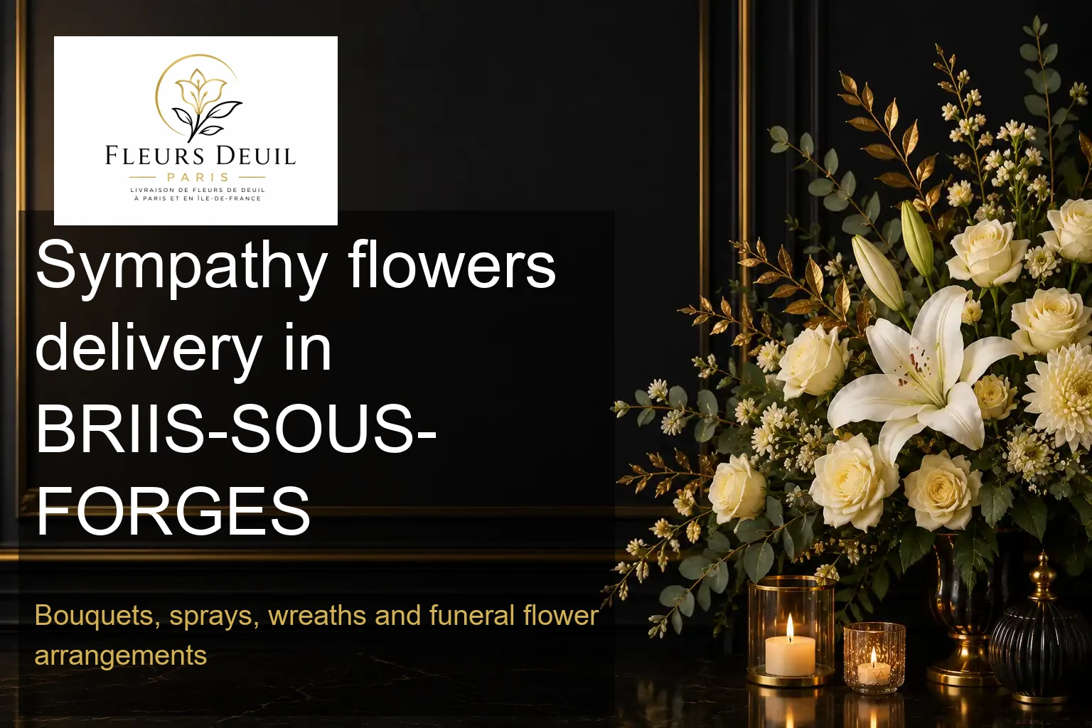 Sympathy flowers delivery in BRIIS-SOUS-FORGES