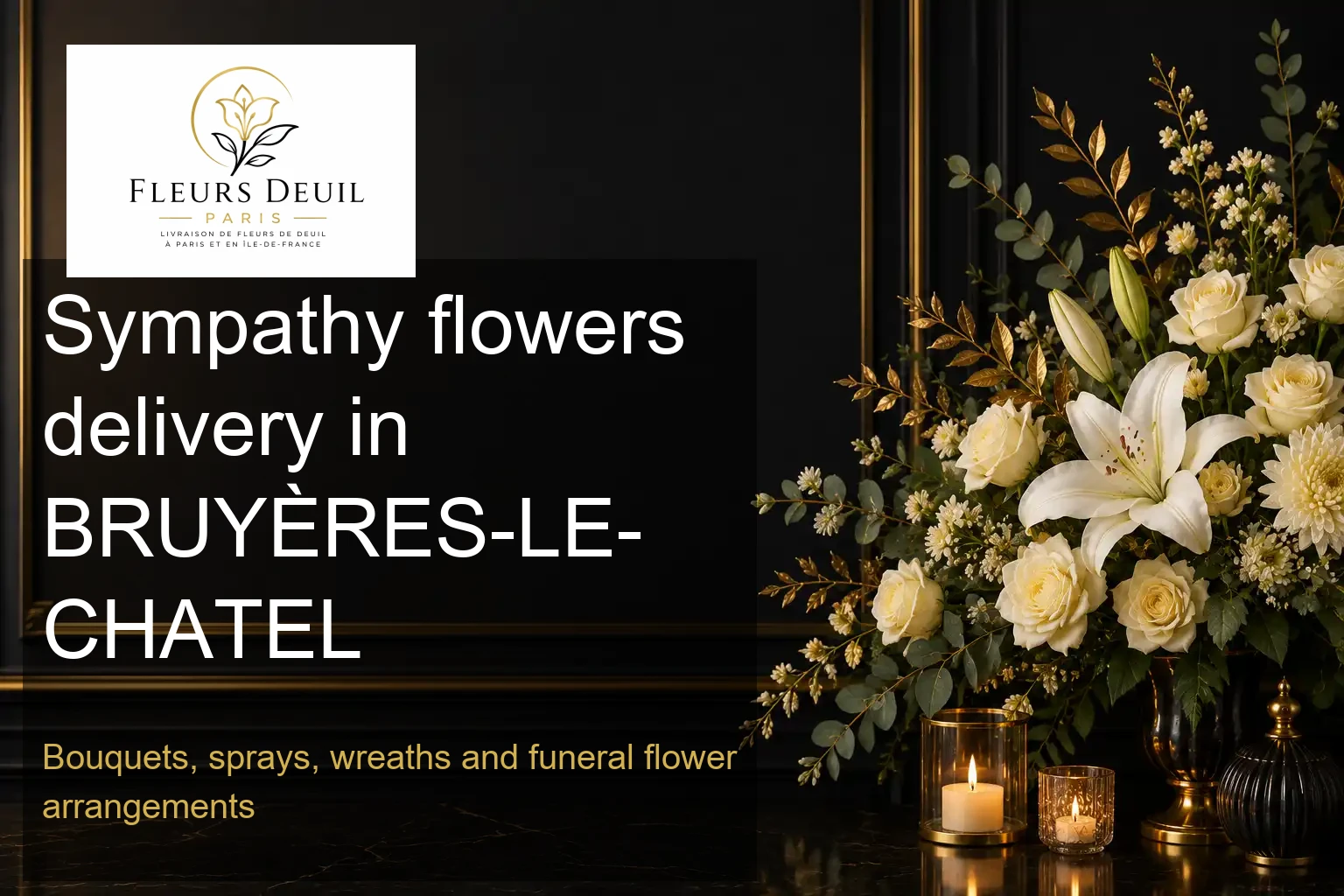Sympathy flowers delivery in BRUYÈRES-LE-CHATEL