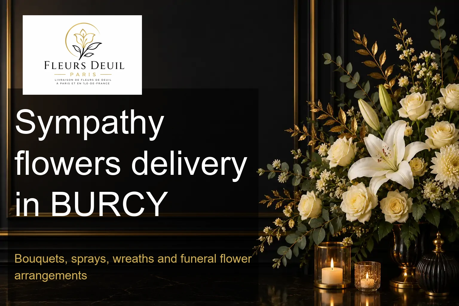 Sympathy flowers delivery in BURCY