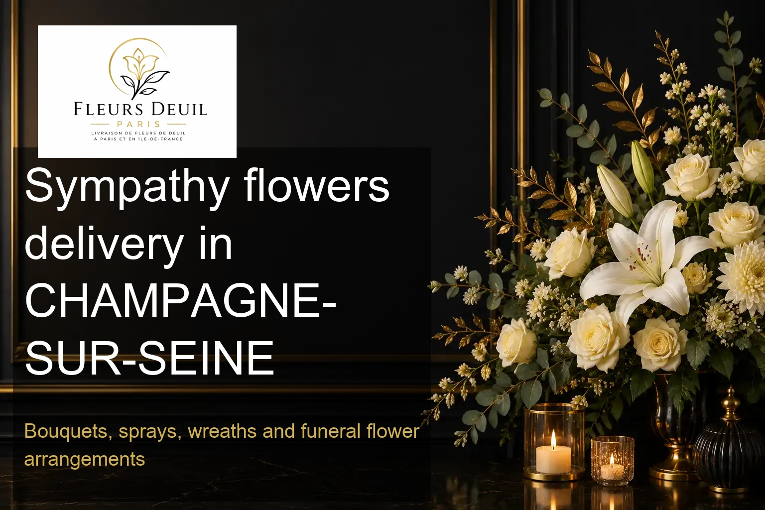 Sympathy flowers delivery in CHAMPAGNE-SUR-SEINE