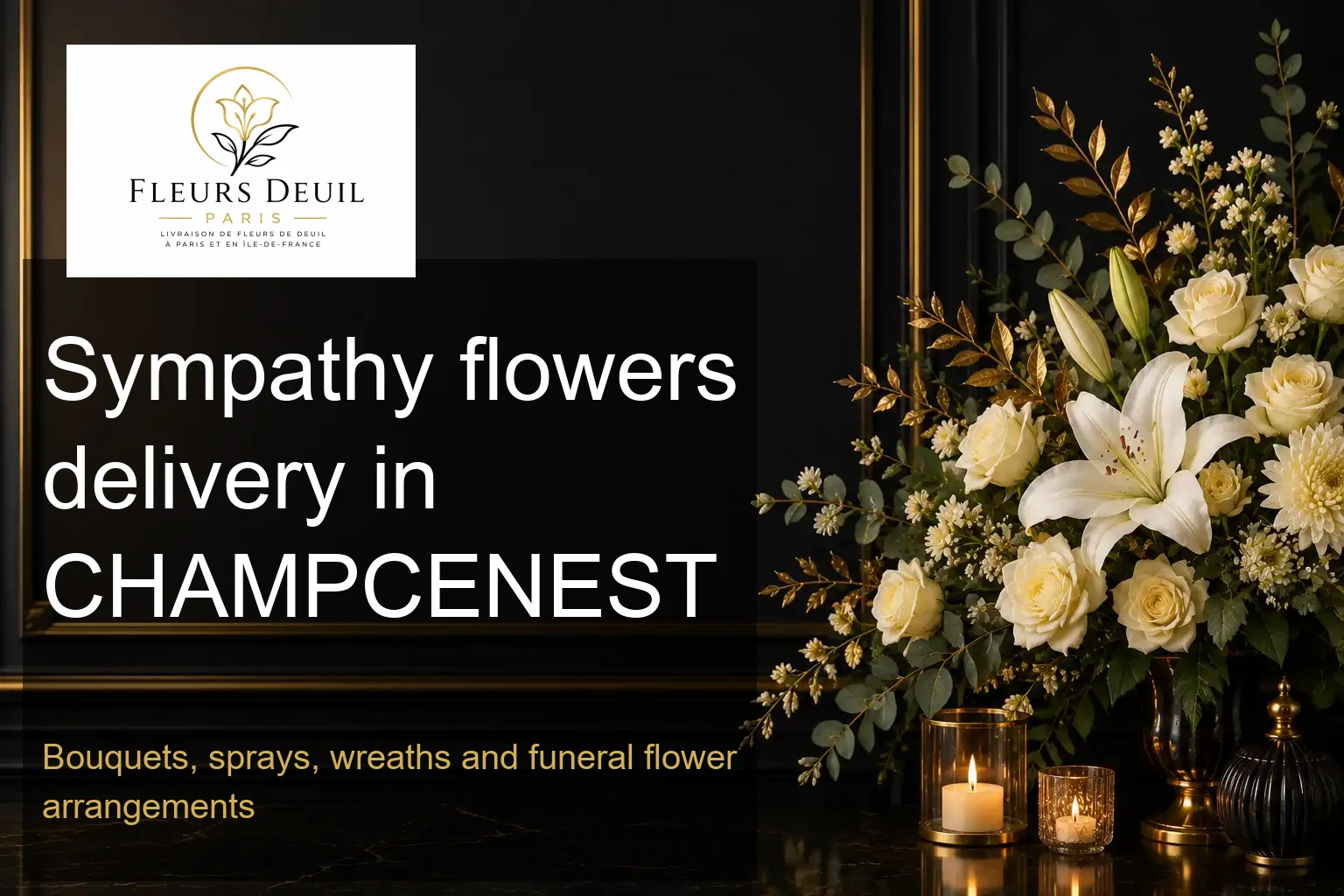 Sympathy flowers delivery in CHAMPCENEST
