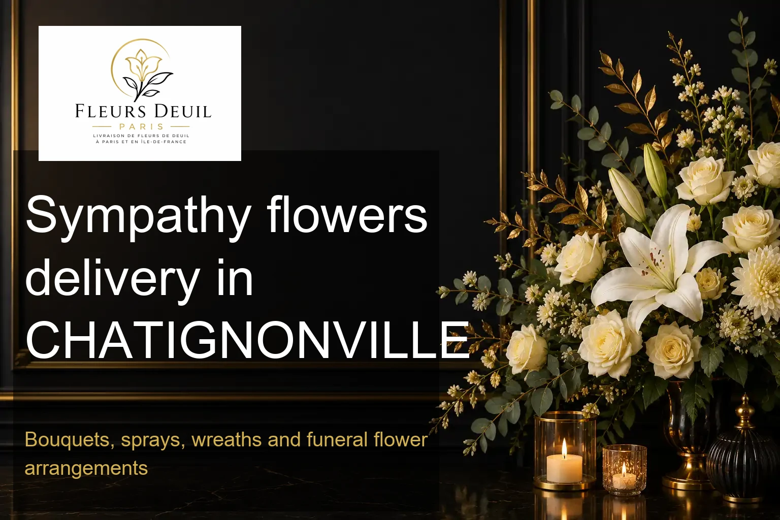Sympathy flowers delivery in CHATIGNONVILLE