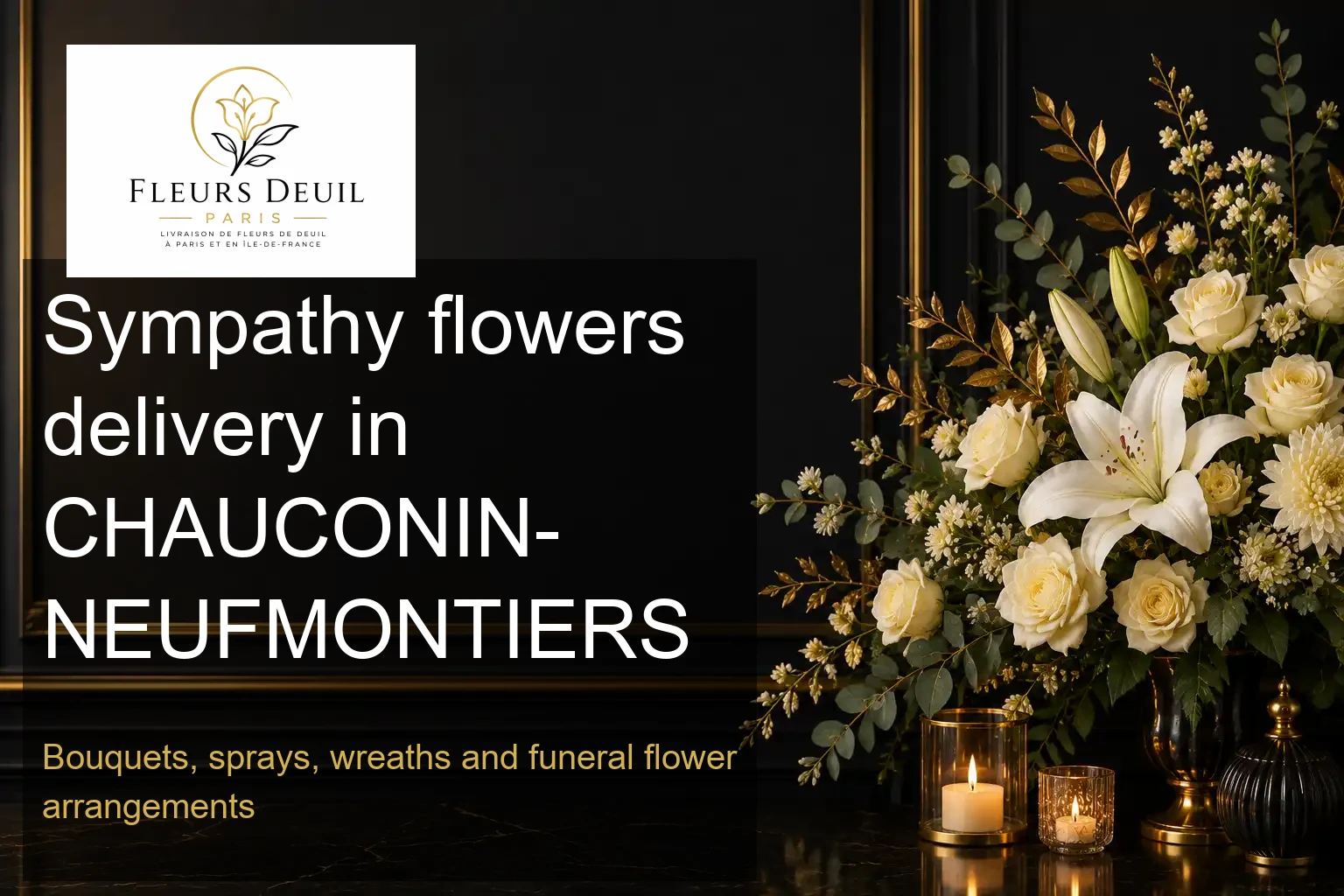Sympathy flowers delivery in CHAUCONIN-NEUFMONTIERS