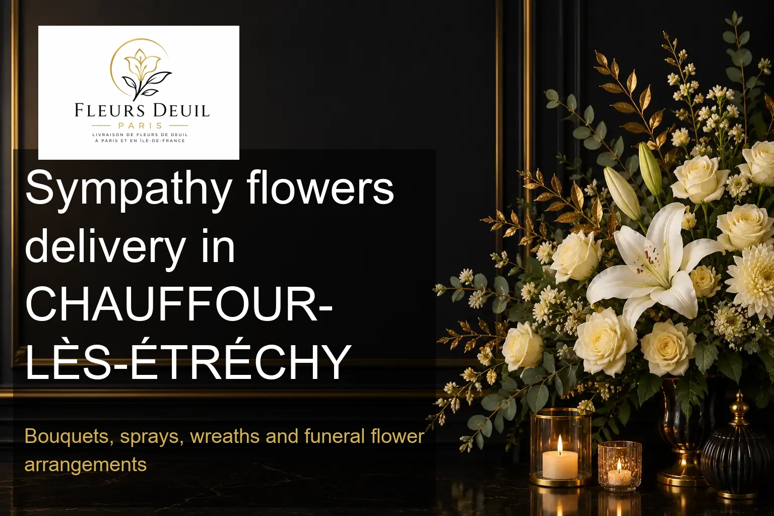 Sympathy flowers delivery in CHAUFFOUR-LÈS-ÉTRÉCHY