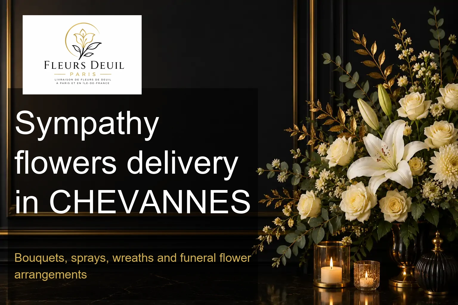 Sympathy flowers delivery in CHEVANNES