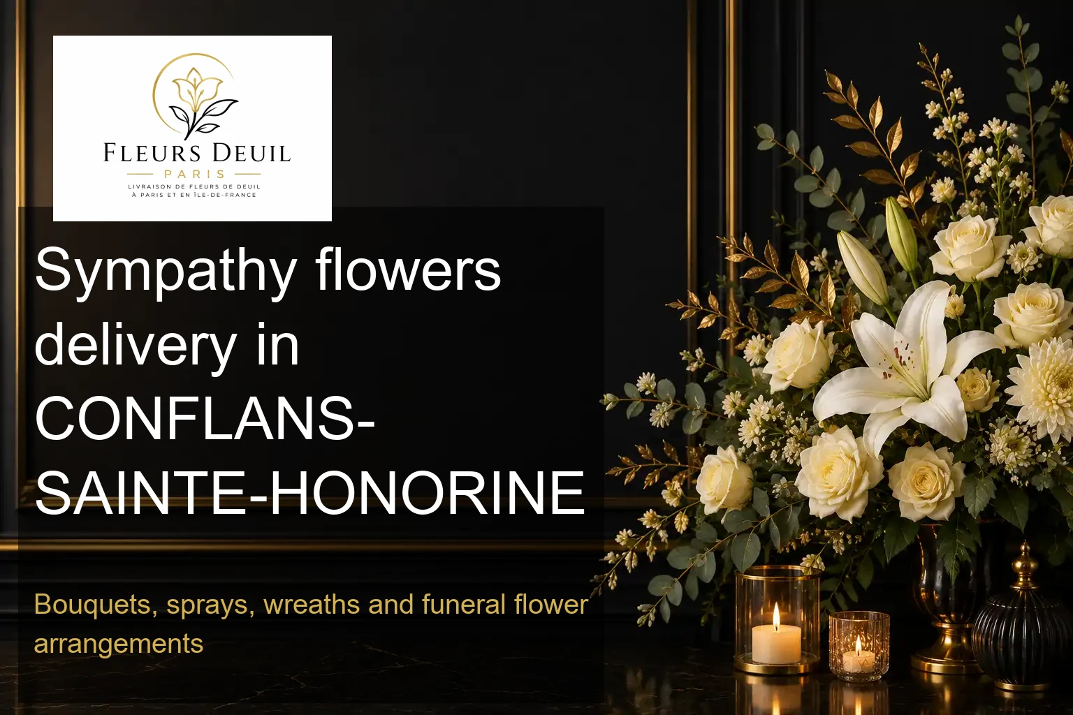 Sympathy flowers delivery in CONFLANS-SAINTE-HONORINE