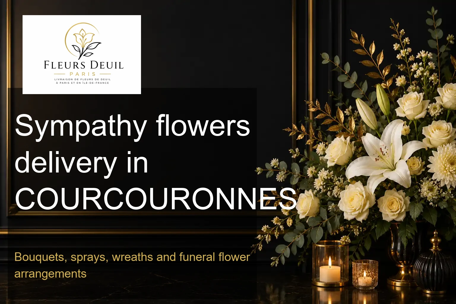 Sympathy flowers delivery in COURCOURONNES