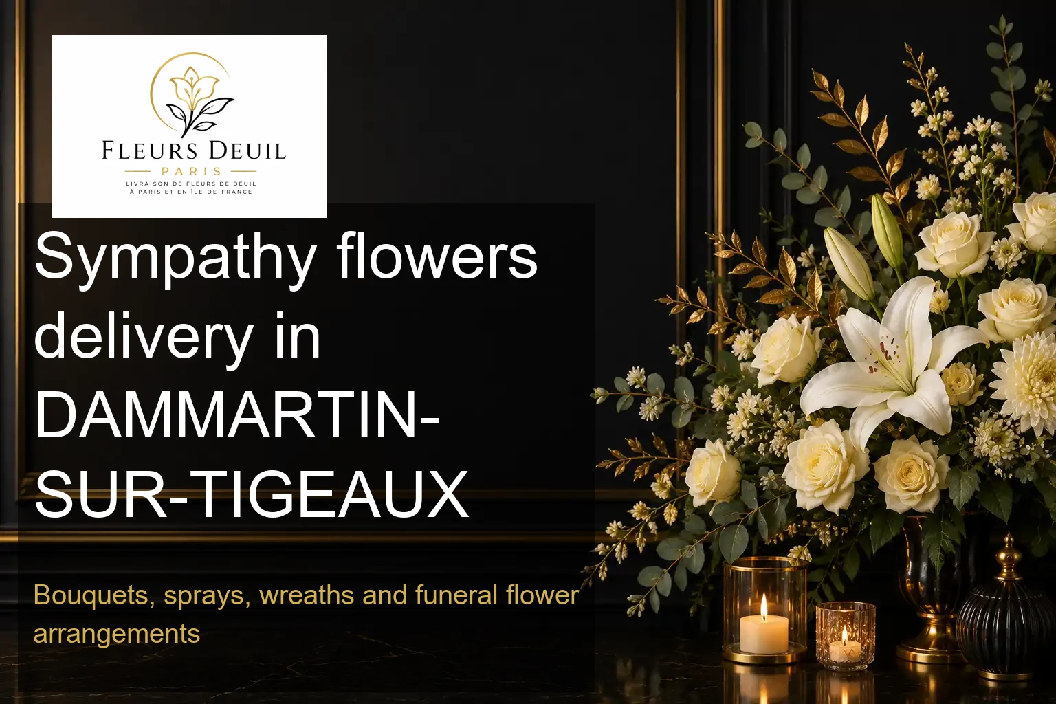 Sympathy flowers delivery in DAMMARTIN-SUR-TIGEAUX