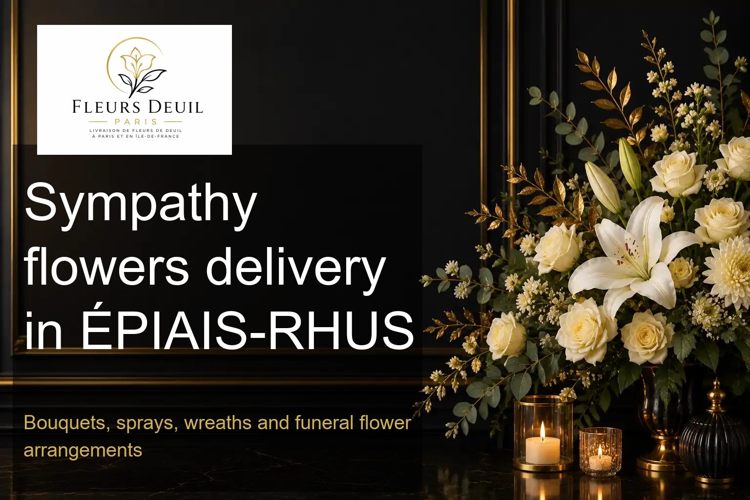 Sympathy flowers delivery in ÉPIAIS-RHUS