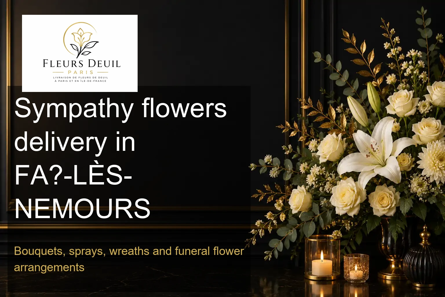 Sympathy flowers delivery in FA?-LÈS-NEMOURS