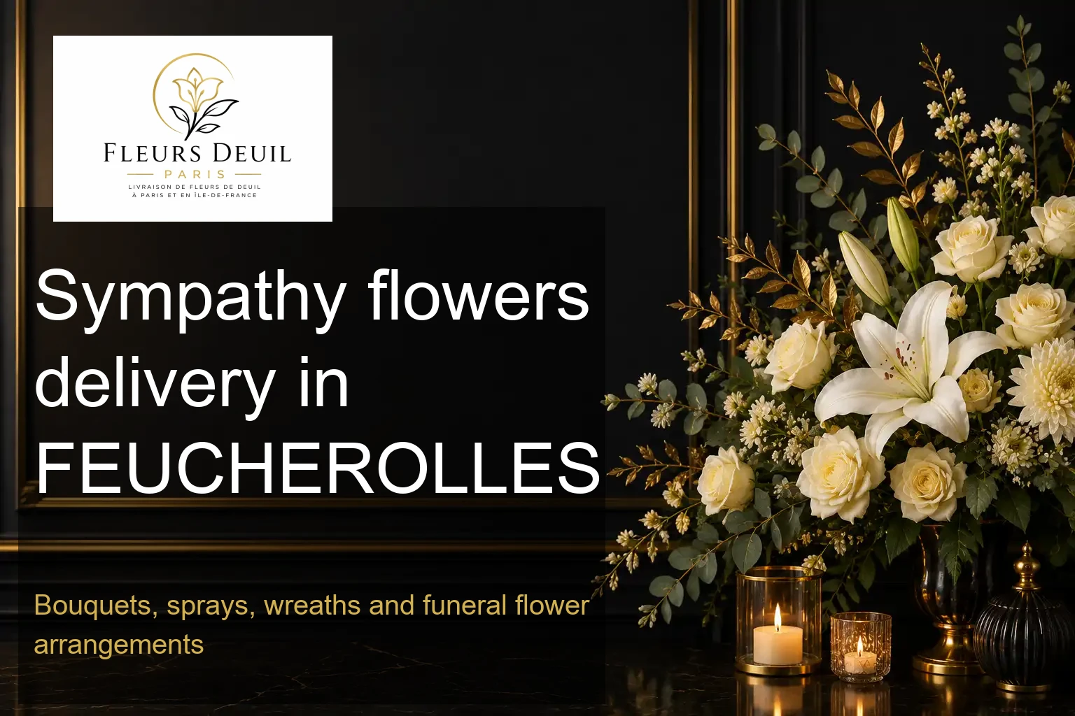 Sympathy flowers delivery in FEUCHEROLLES