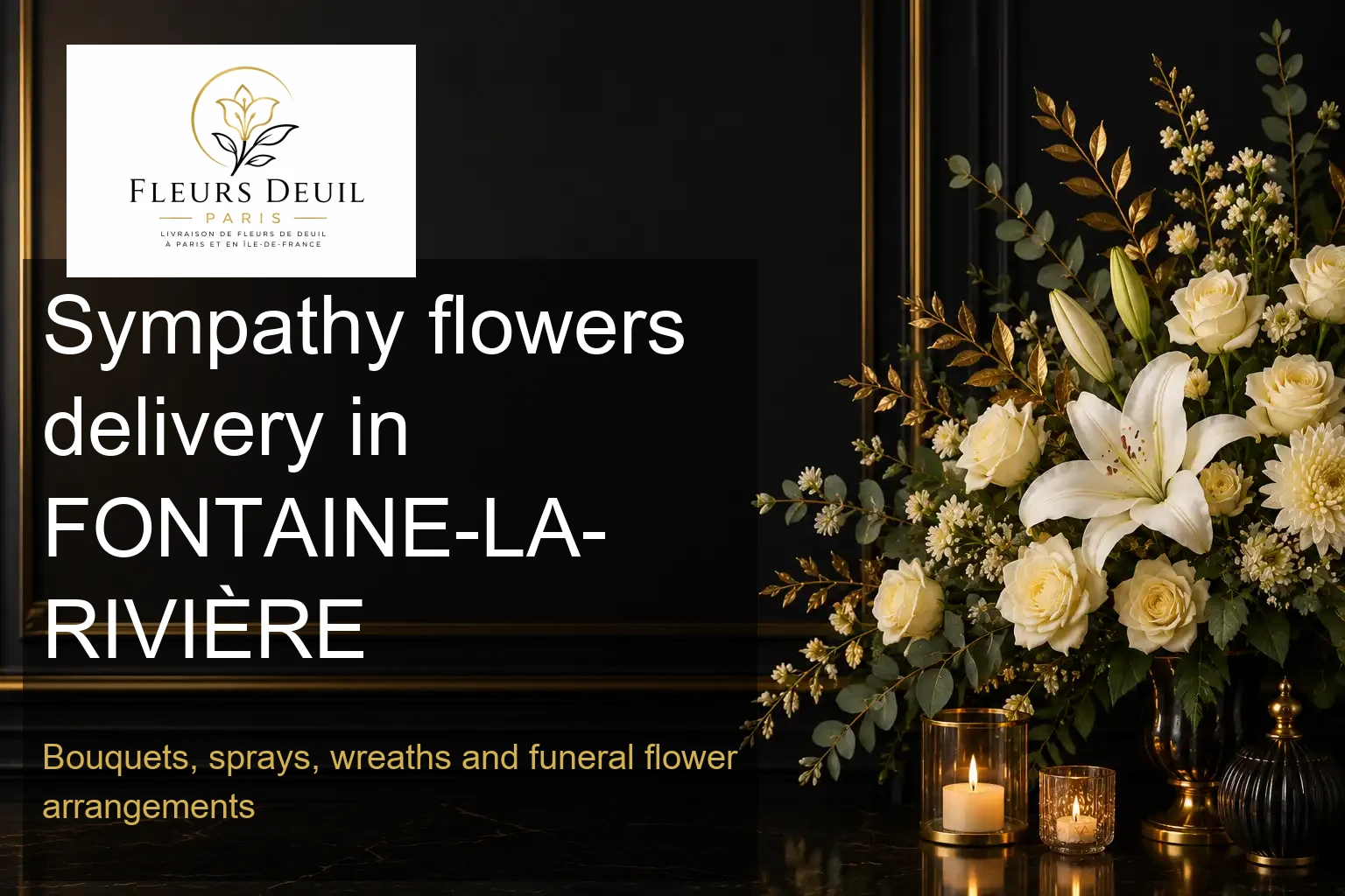 Sympathy flowers delivery in FONTAINE-LA-RIVIÈRE