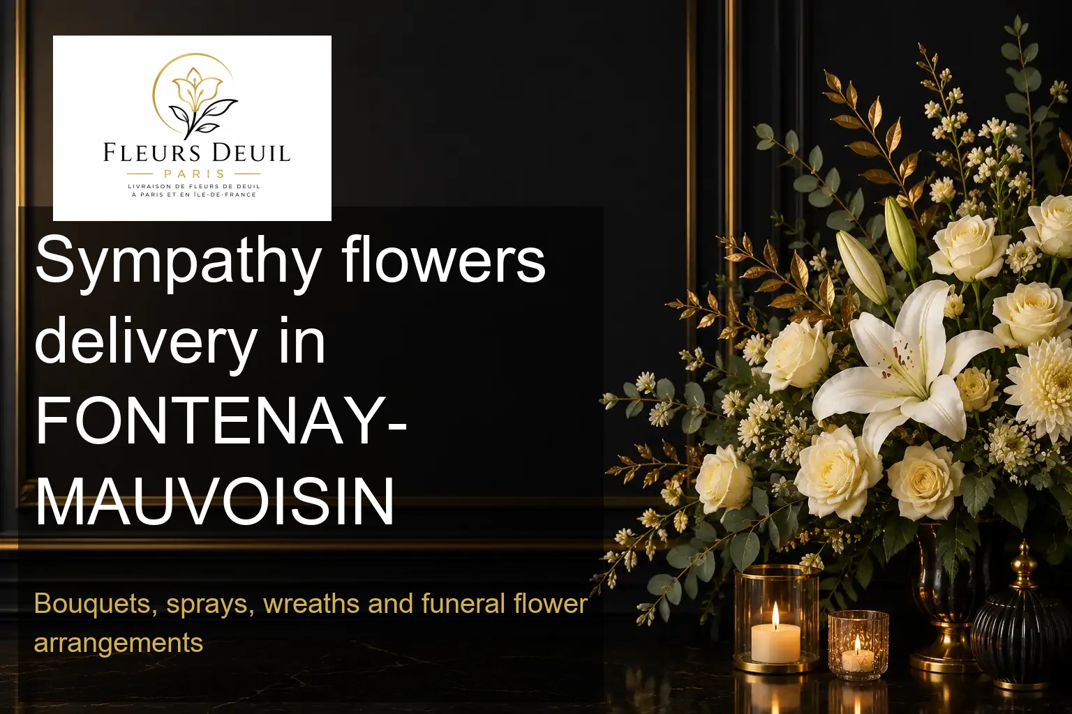 Sympathy flowers delivery in FONTENAY-MAUVOISIN