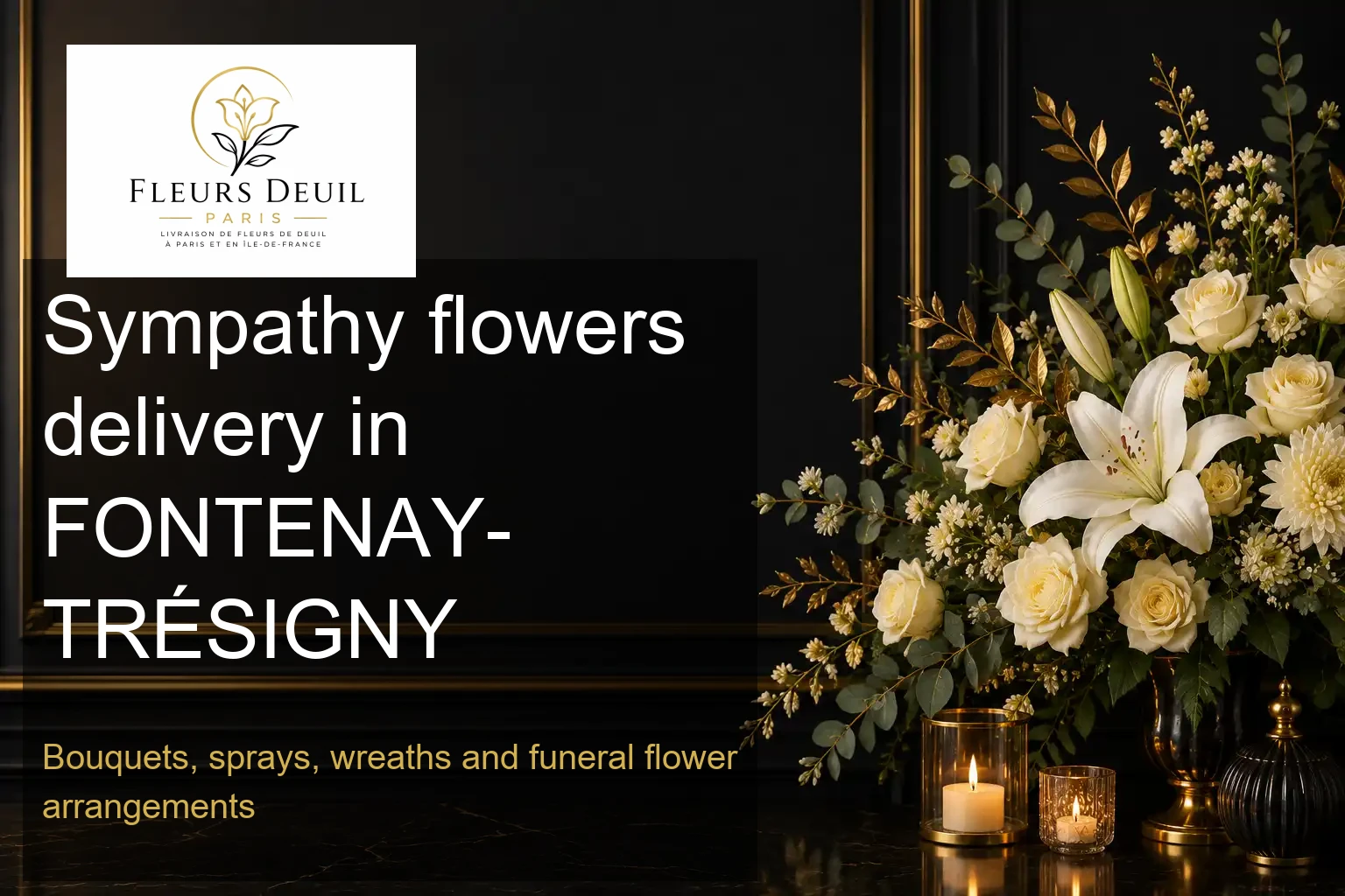 Sympathy flowers delivery in FONTENAY-TRÉSIGNY