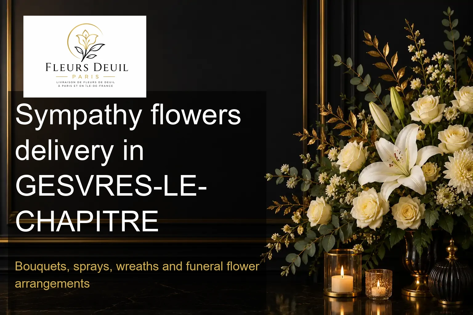 Sympathy flowers delivery in GESVRES-LE-CHAPITRE