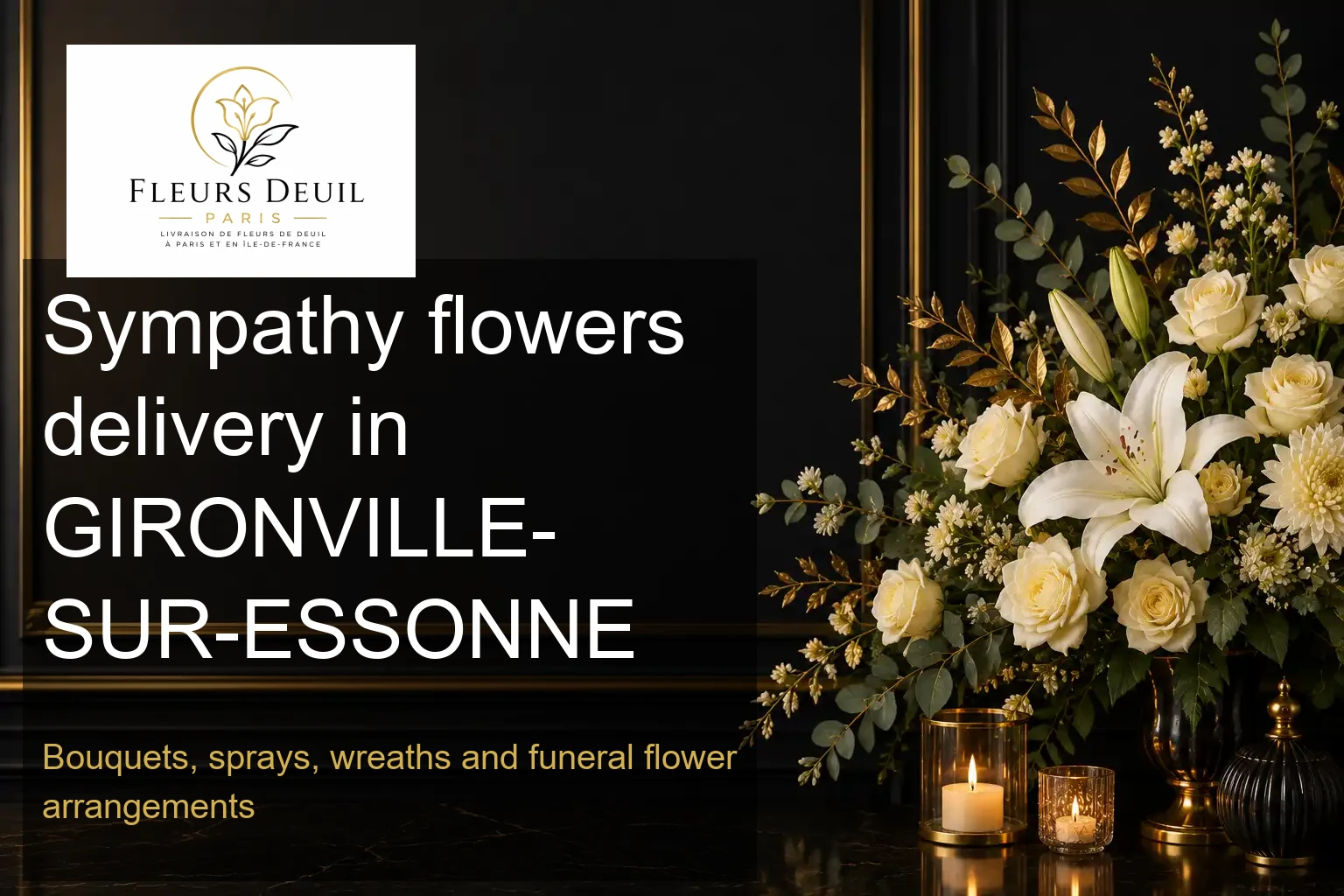 Sympathy flowers delivery in GIRONVILLE-SUR-ESSONNE