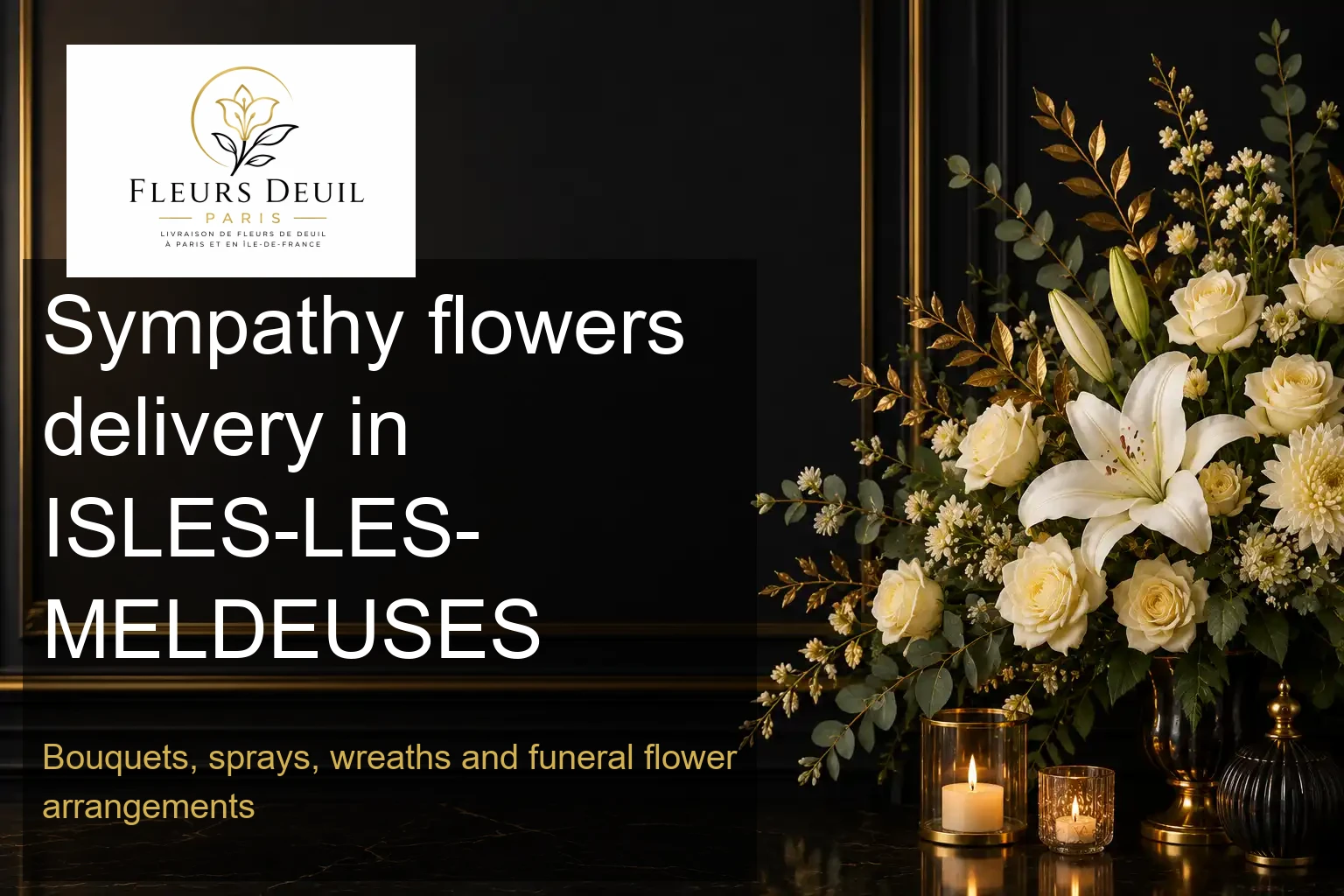 Sympathy flowers delivery in ISLES-LES-MELDEUSES