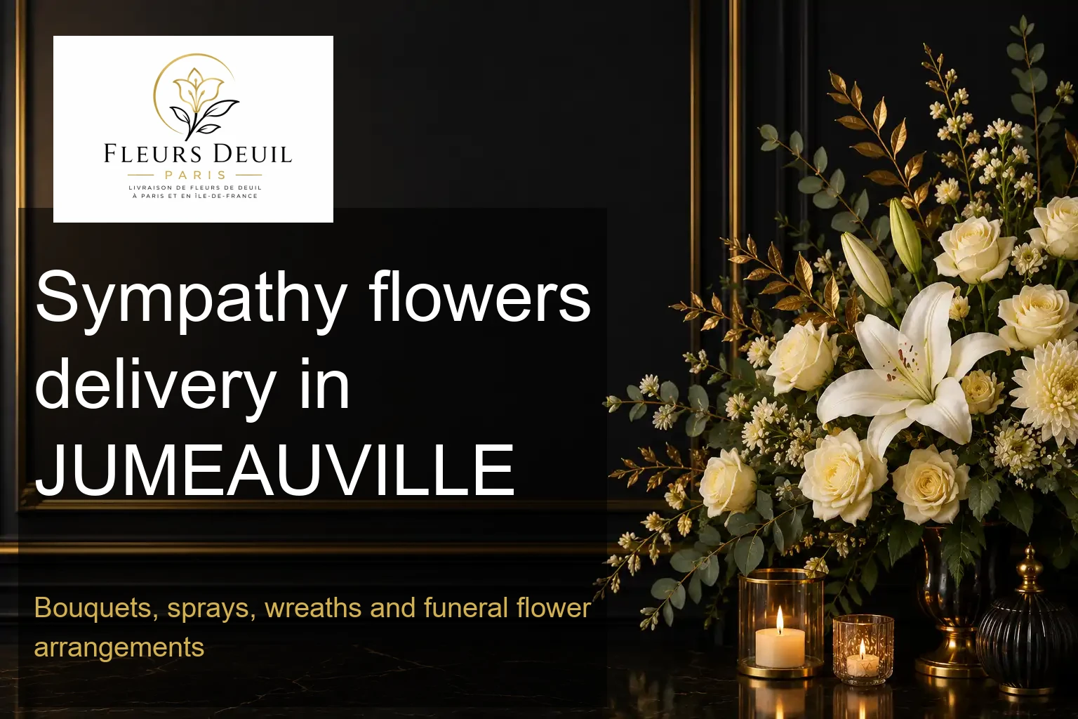 Sympathy flowers delivery in JUMEAUVILLE