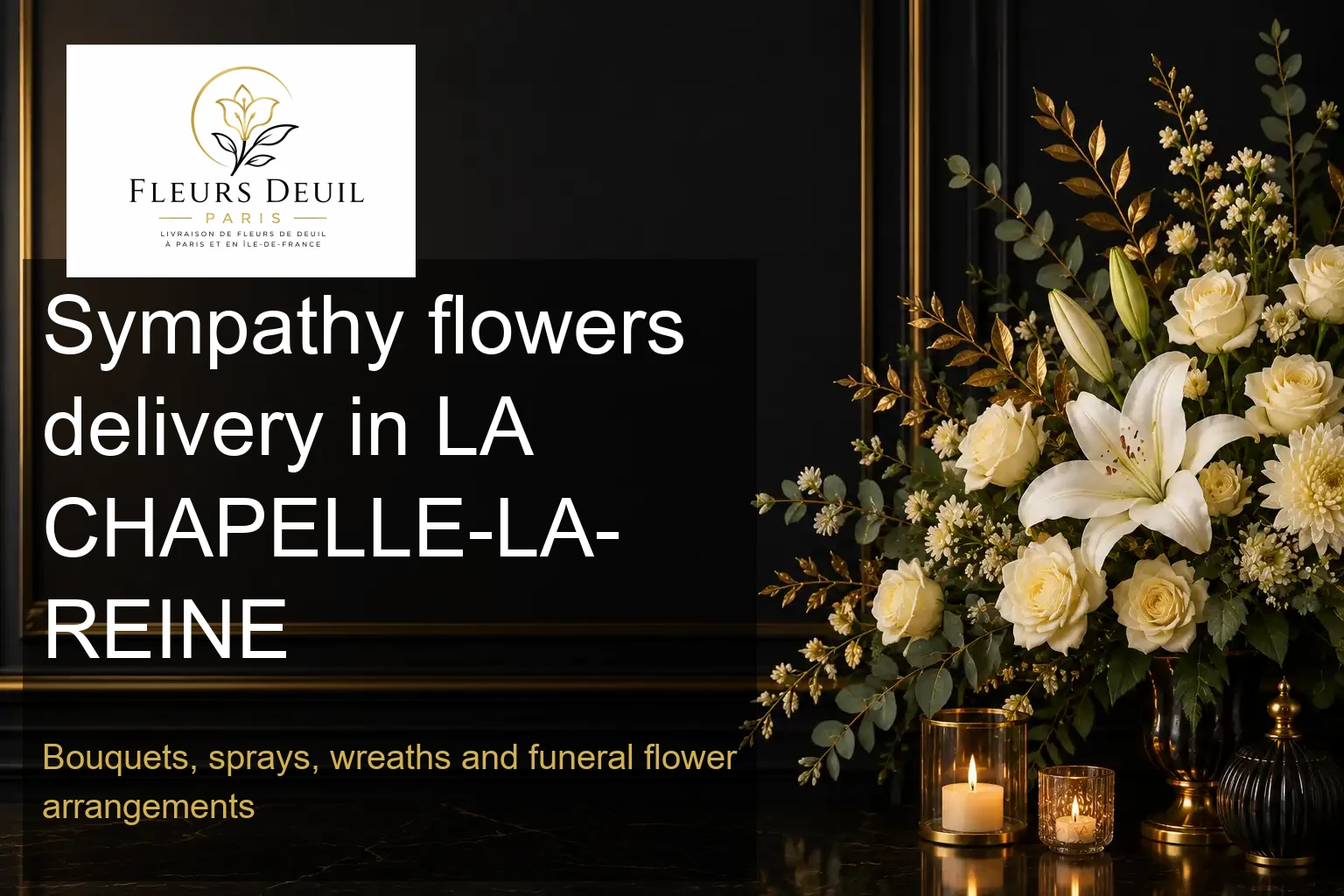Sympathy flowers delivery in LA CHAPELLE-LA-REINE