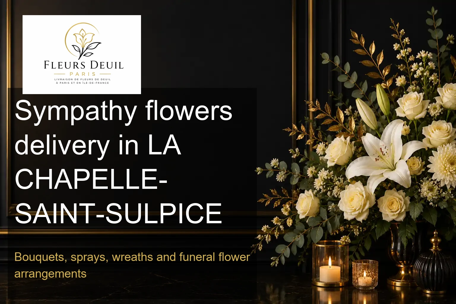 Sympathy flowers delivery in LA CHAPELLE-SAINT-SULPICE