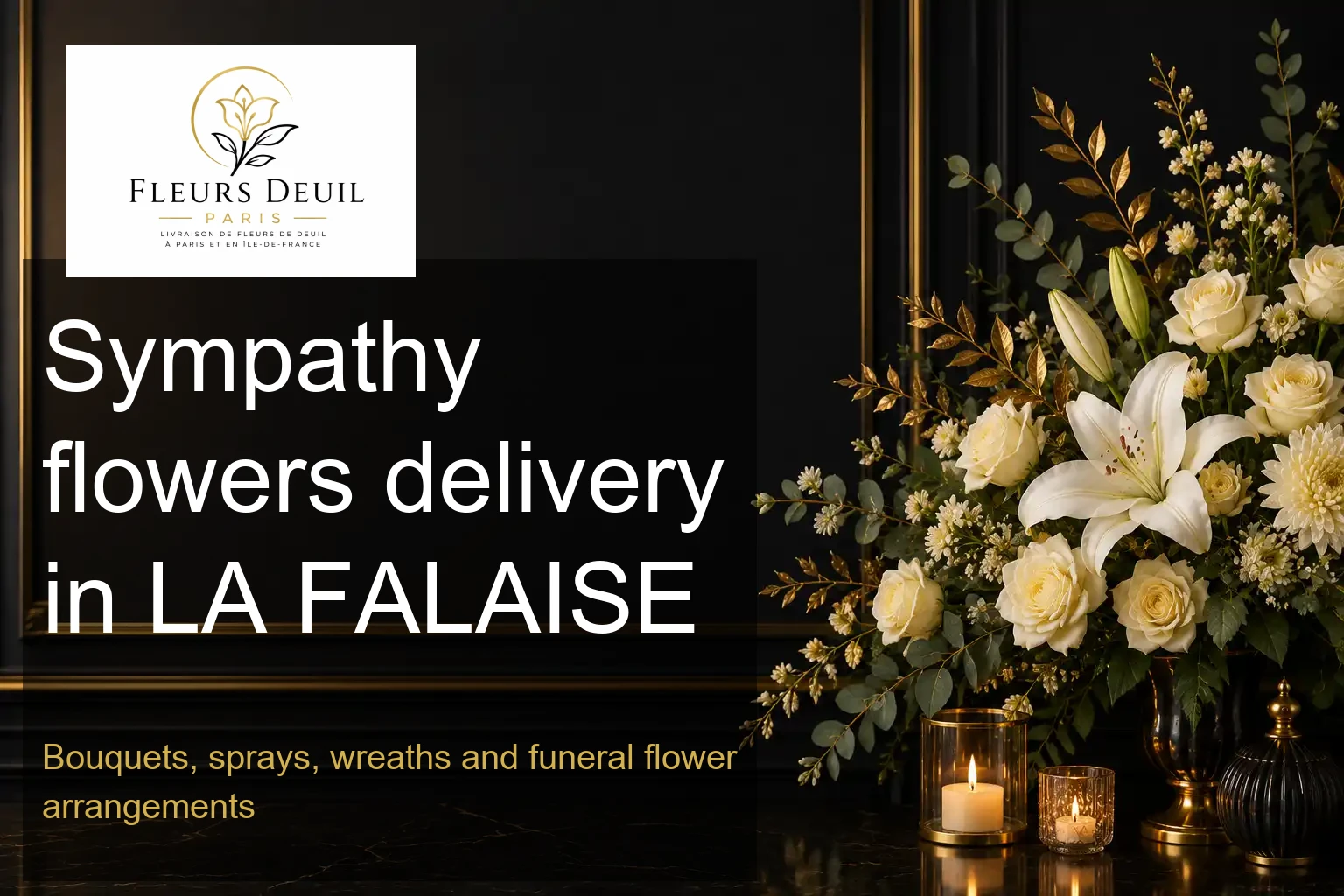 Sympathy flowers delivery in LA FALAISE