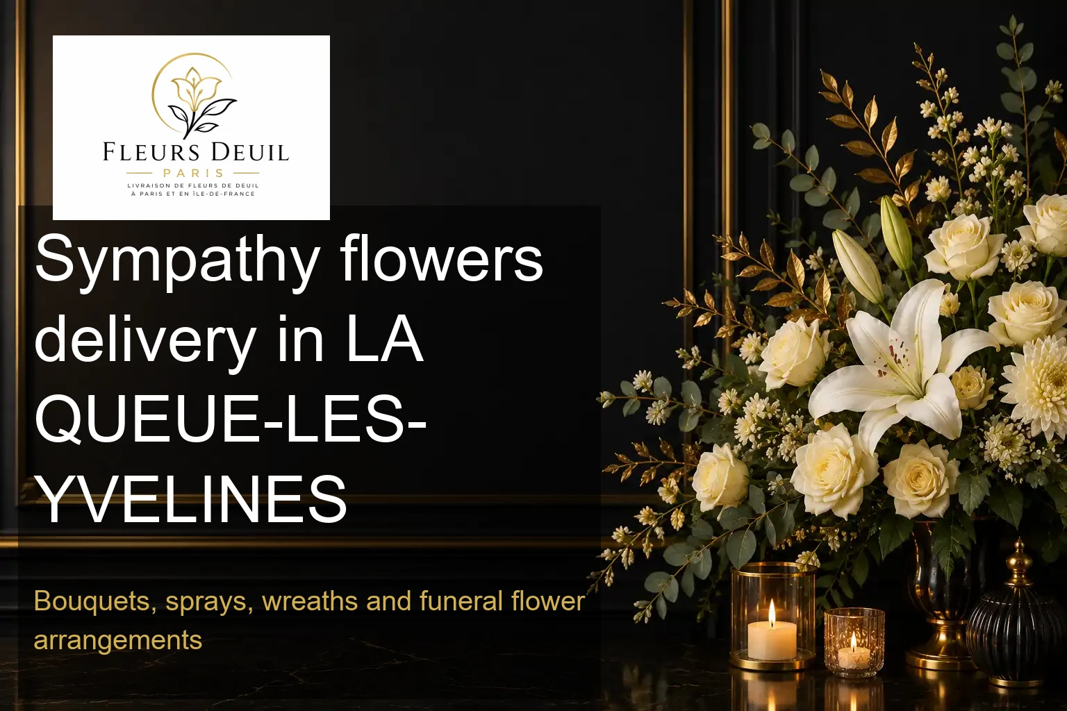 Sympathy flowers delivery in LA QUEUE-LES-YVELINES