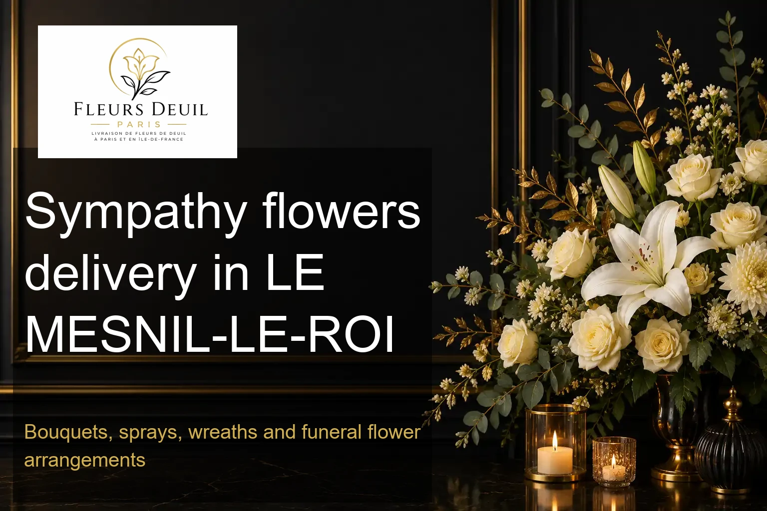 Sympathy flowers delivery in LE MESNIL-LE-ROI
