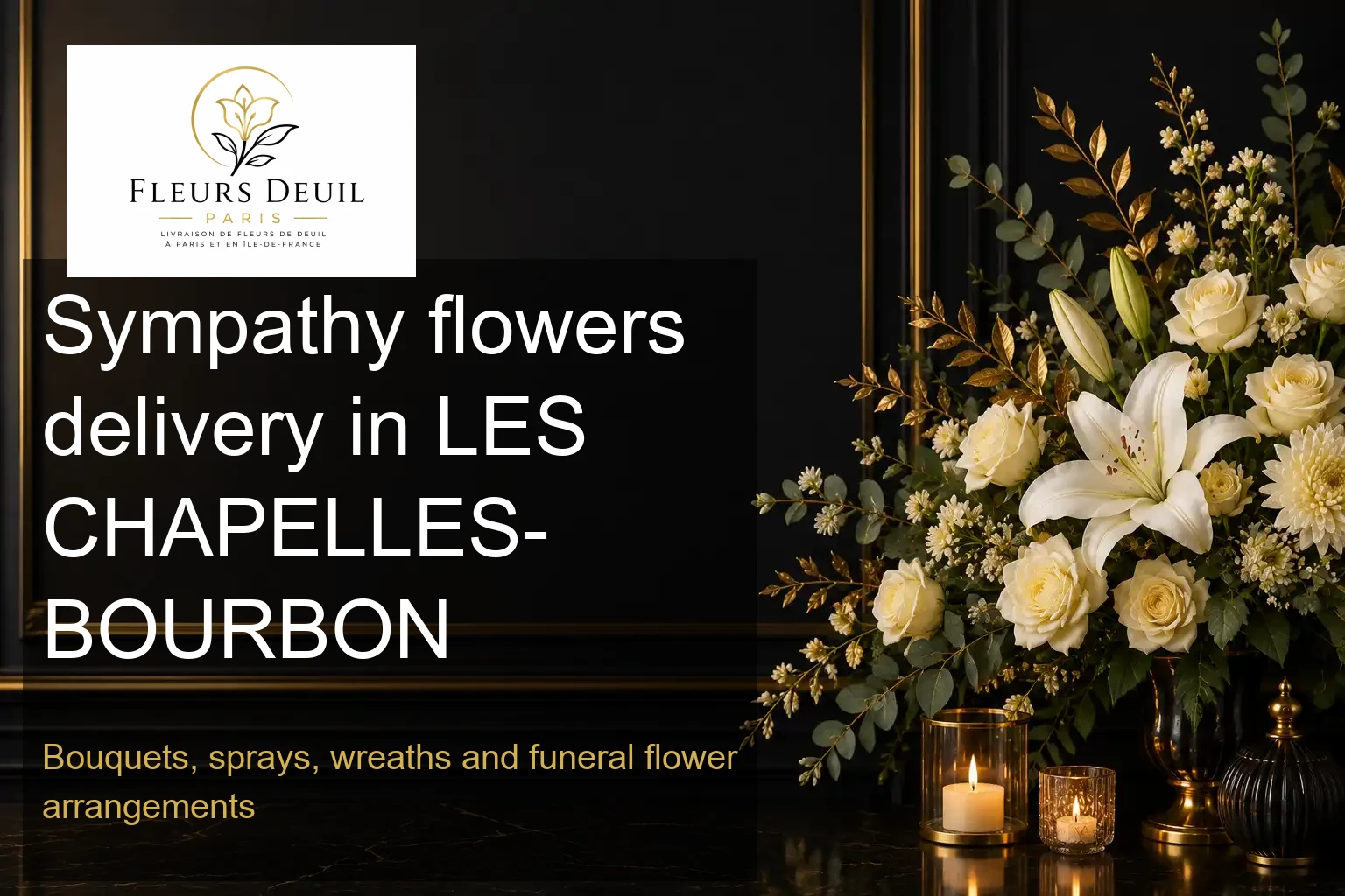 Sympathy flowers delivery in LES CHAPELLES-BOURBON