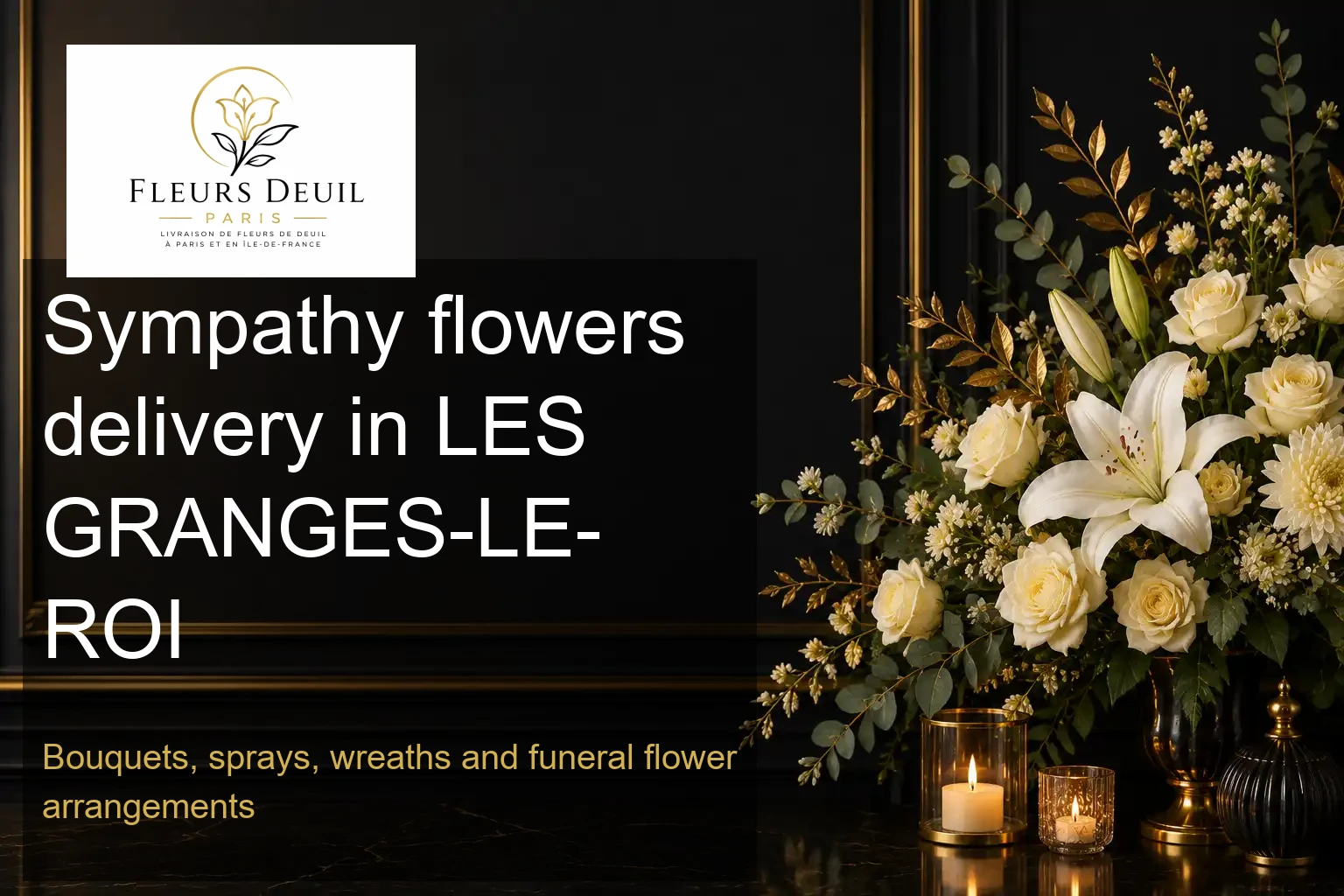 Sympathy flowers delivery in LES GRANGES-LE-ROI
