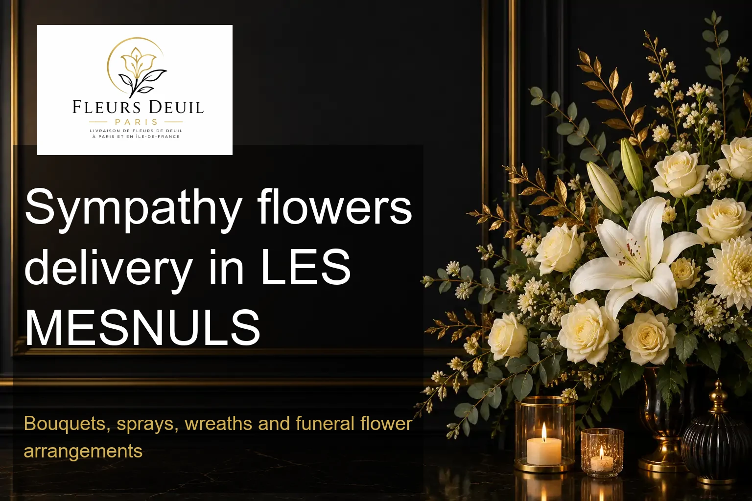 Sympathy flowers delivery in LES MESNULS