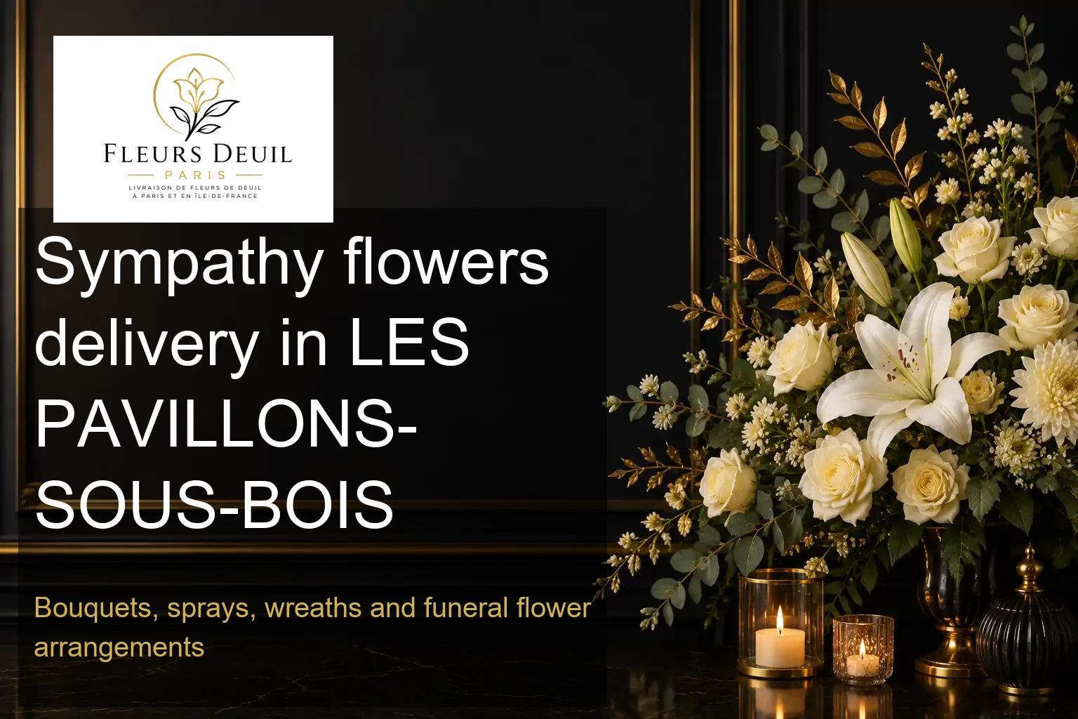 Sympathy flowers delivery in LES PAVILLONS-SOUS-BOIS