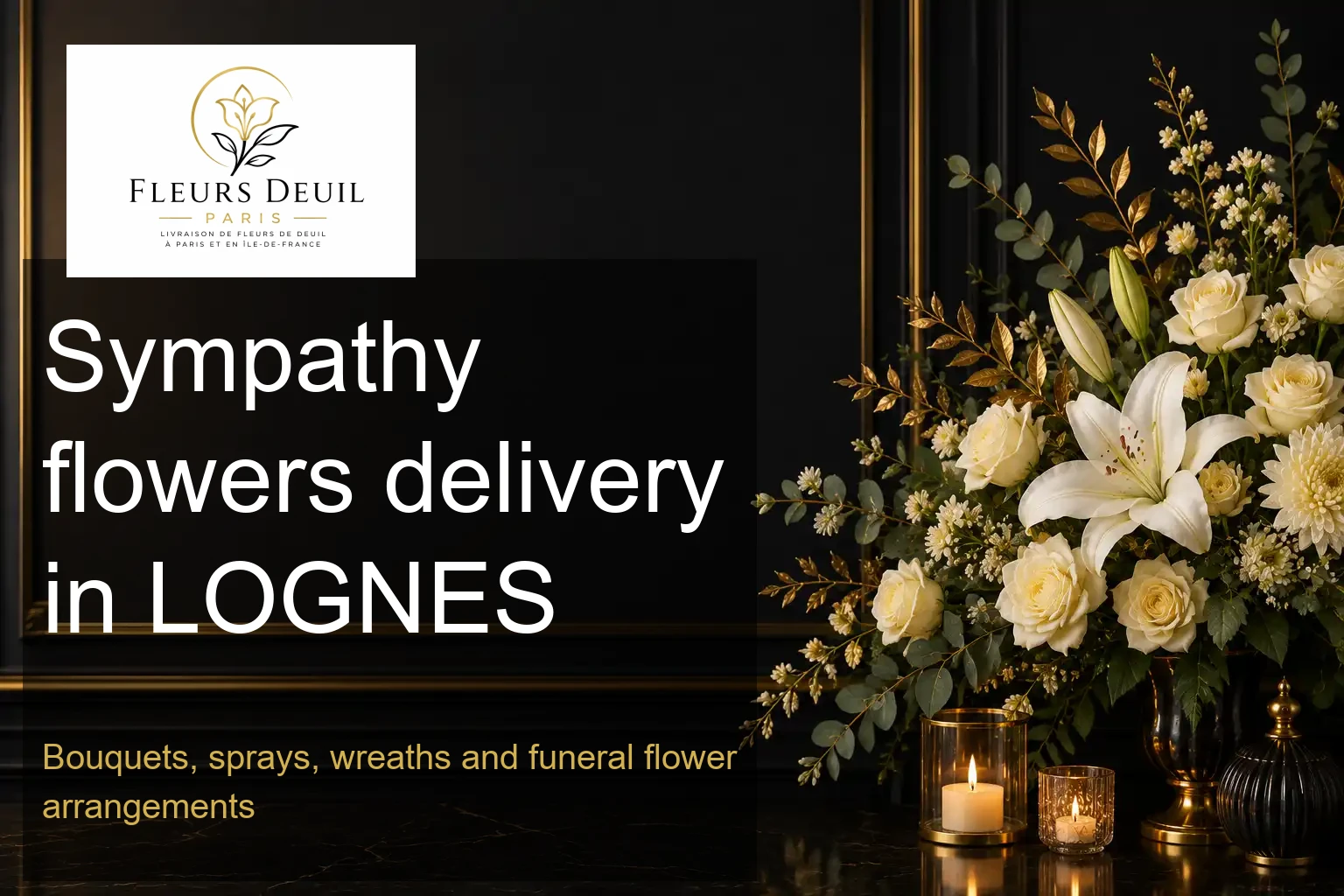 Sympathy flowers delivery in LOGNES